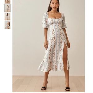 Reformation Belgium Linen Dress - Surrey